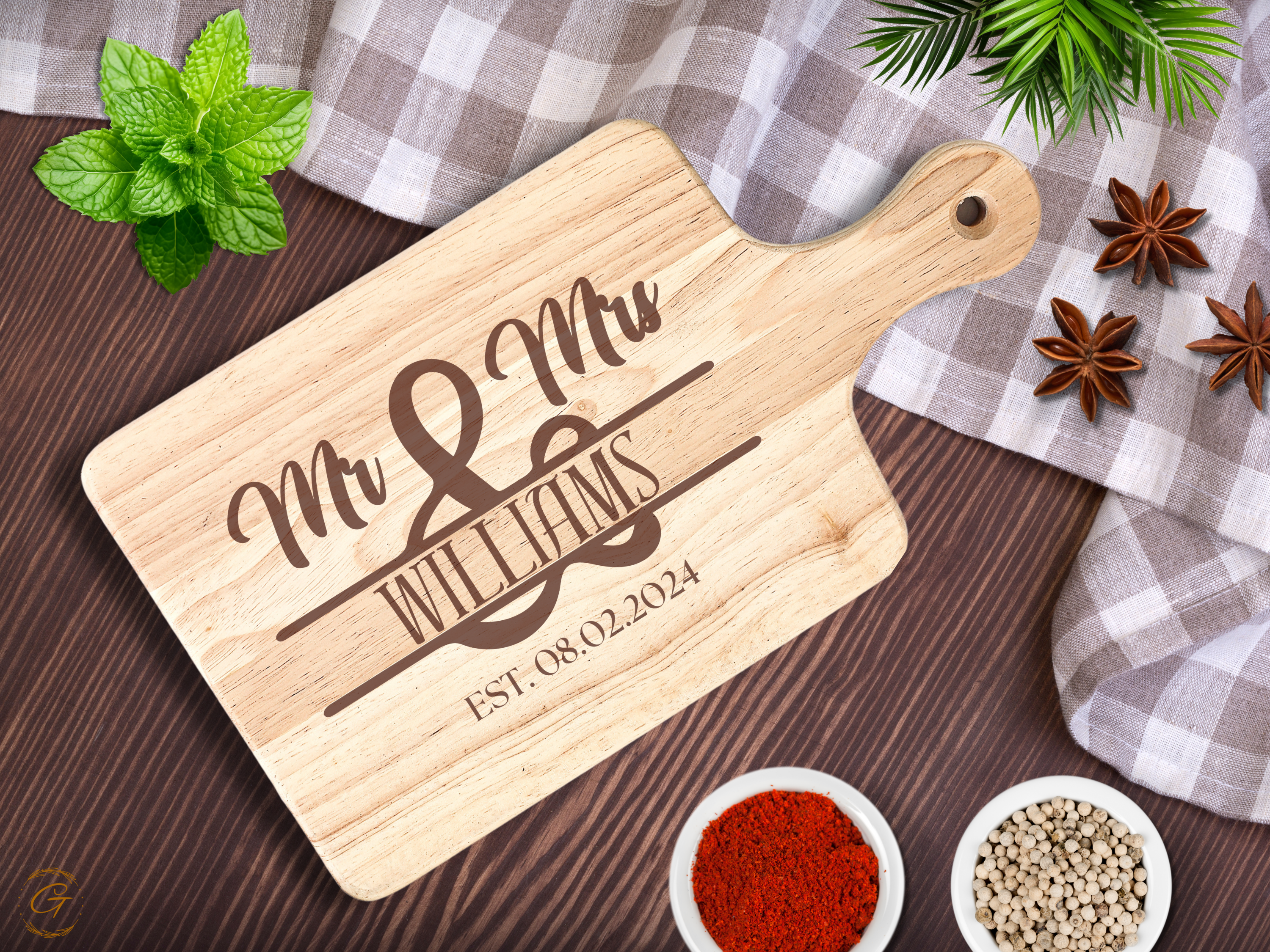 Personalized Wedding Cutting Board