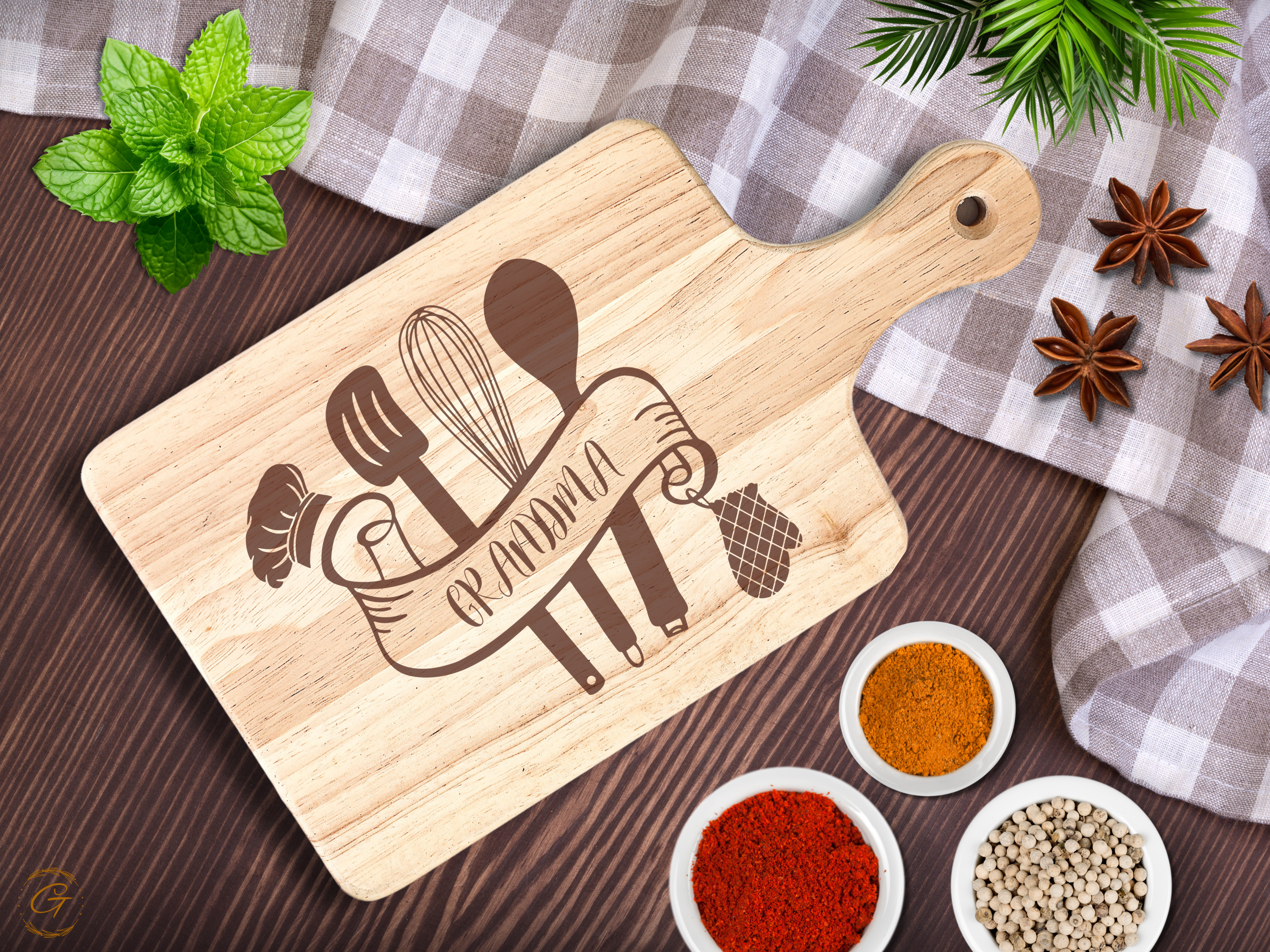 Grandma's Kitchen Cutting Board