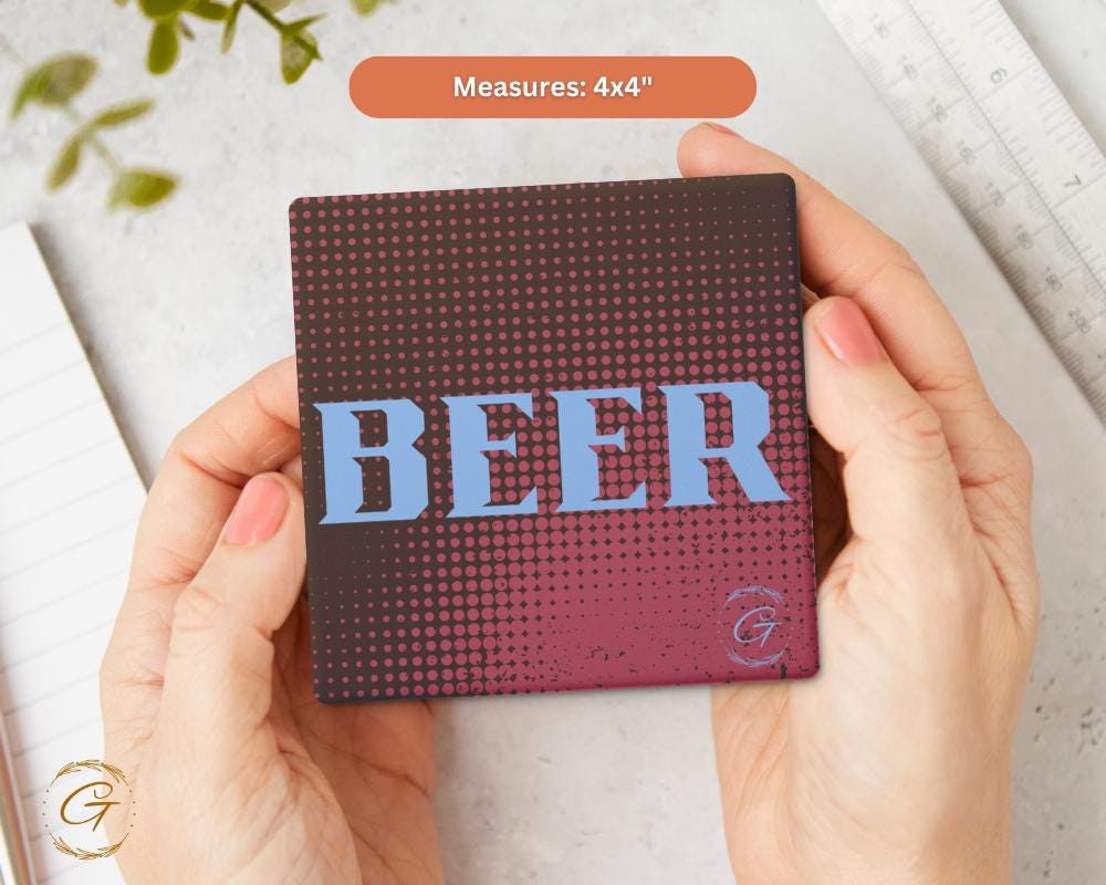 Soapstone Coaster Beer Design