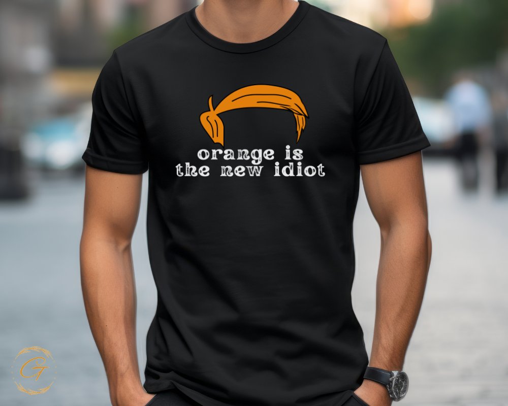 Orange is the New Idiot Statement T-Shirt product