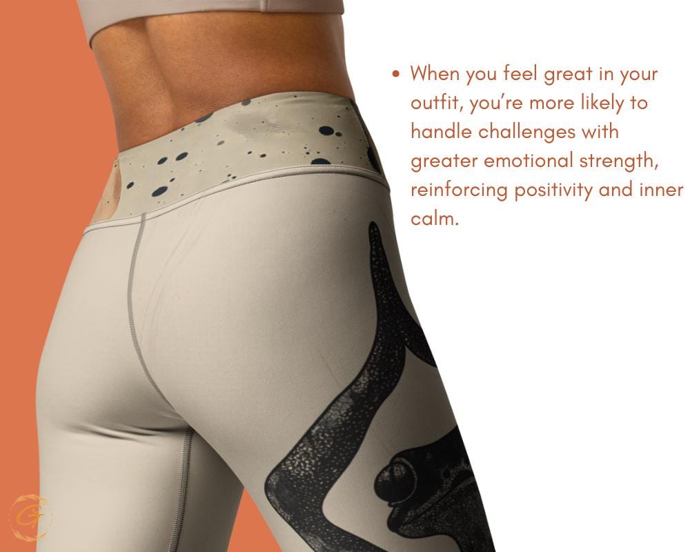 Abstract Beige Splatter AOP Yoga Leggings and Shorts | Unique AOP High-Waisted Activewear | Comfortable Gym Yoga Legging & Shorts for Women