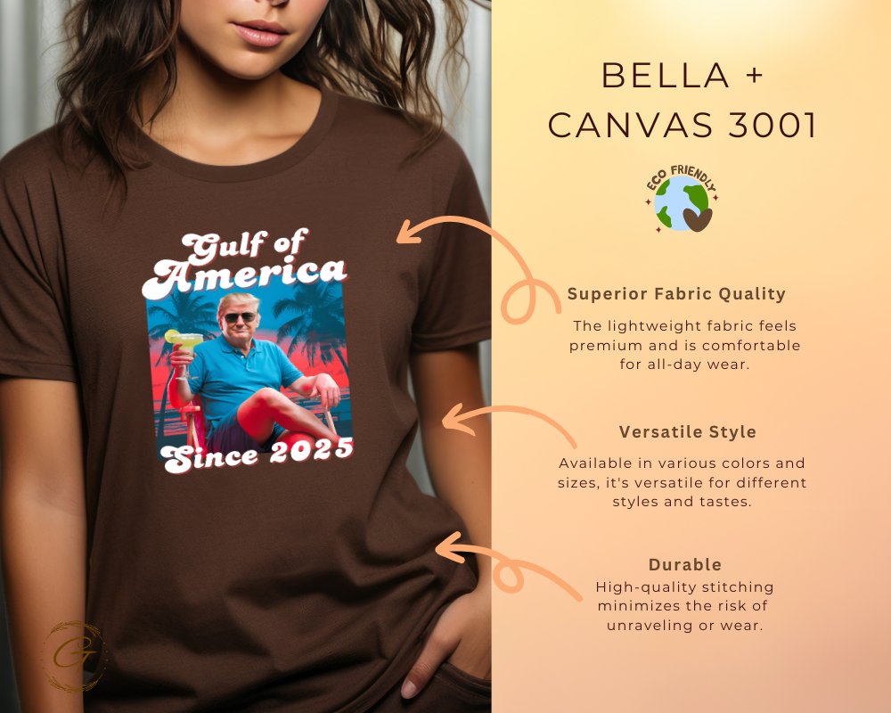 Gulf of America Since 2025 graphic t-shirt product type