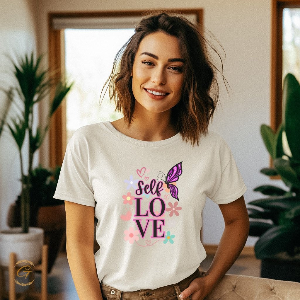 Self Love Butterfly Tee - Positive Affirmation Shirt