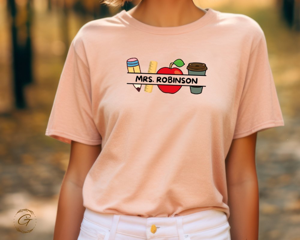 Fun Teacher Themed Graphic Tee product type