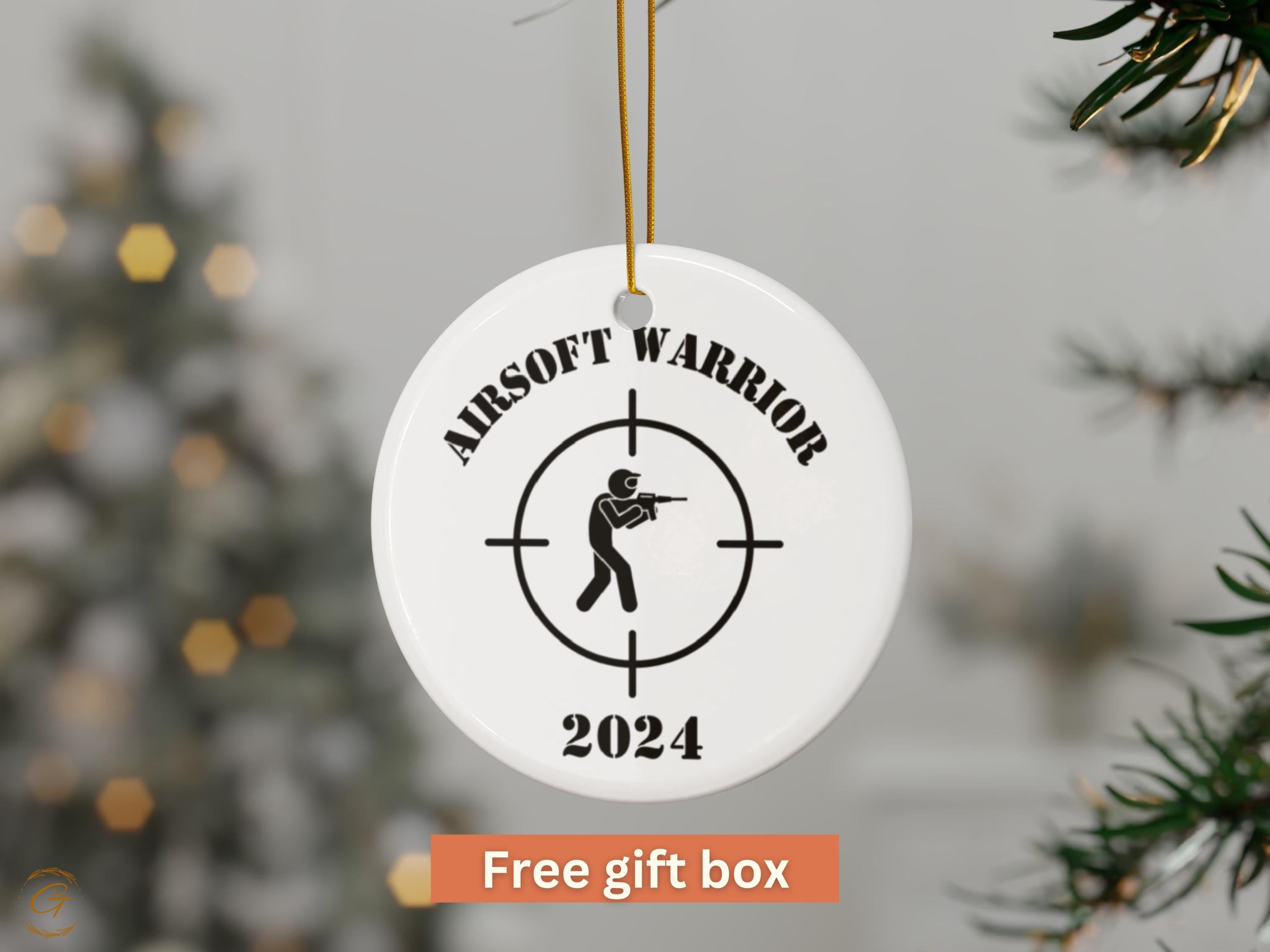 Airsoft Warrior Ornament, Unique 2024 Airsoft Decorations