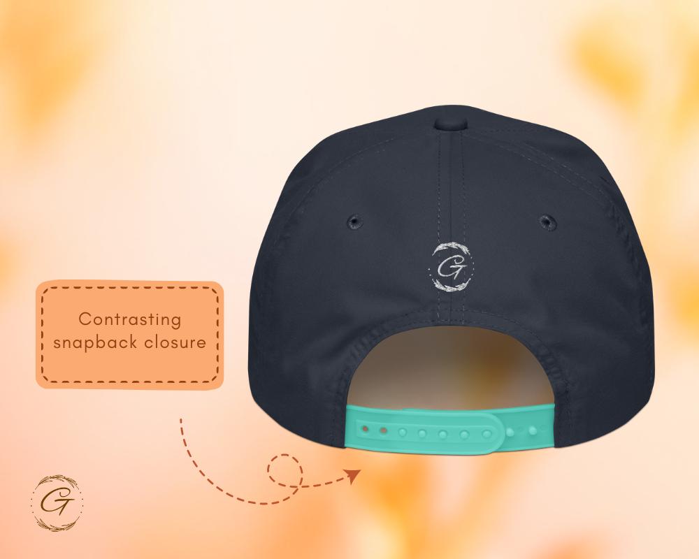 Grateful Gesture Embroidered Golf Rope Cap