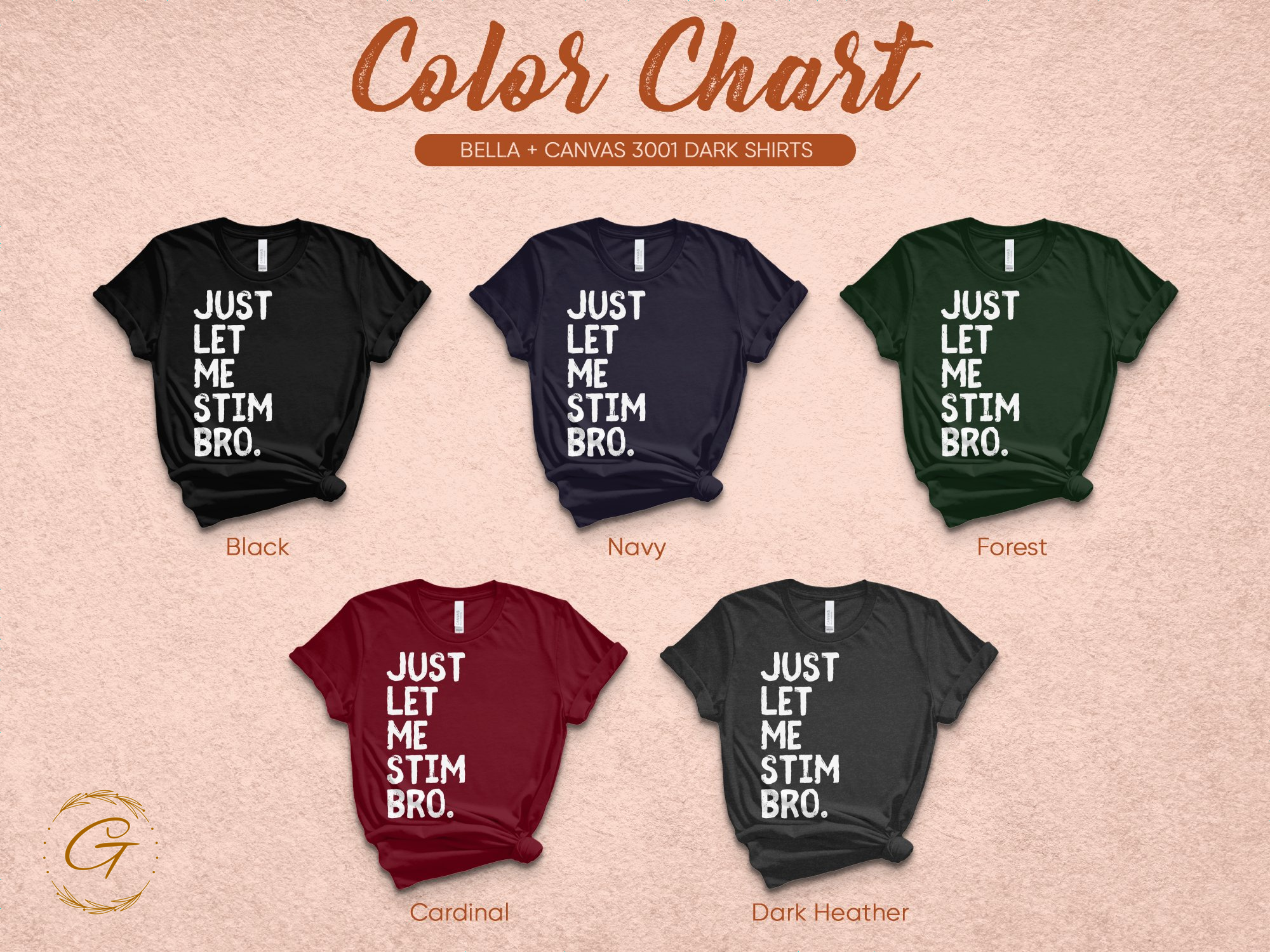 Just Let Me Stim Bro Graphic T-Shirt product type
