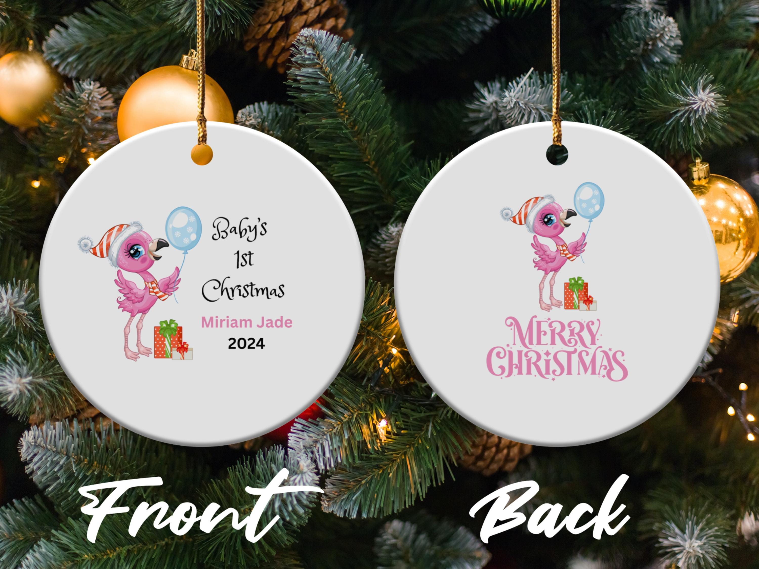 Personalized Baby's 1st Christmas Ornament