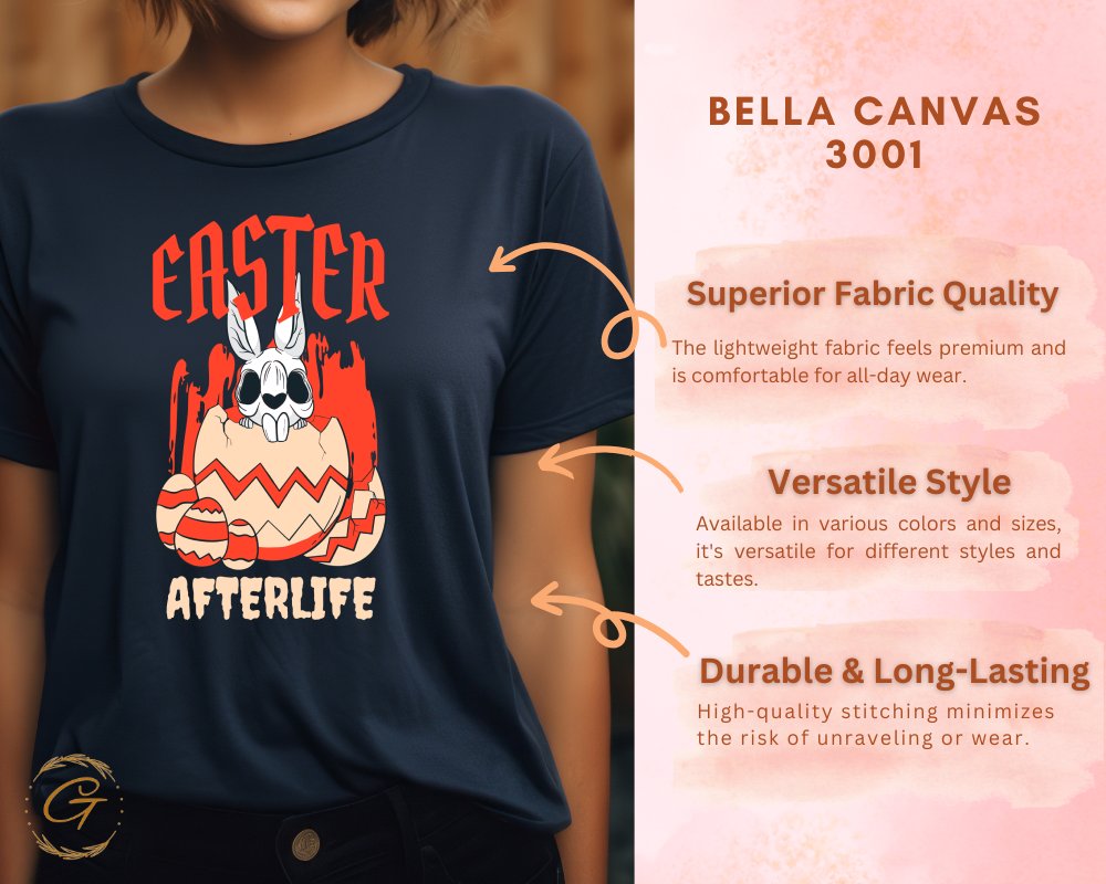 Easter Afterlife Bella Canvas 3001 product type