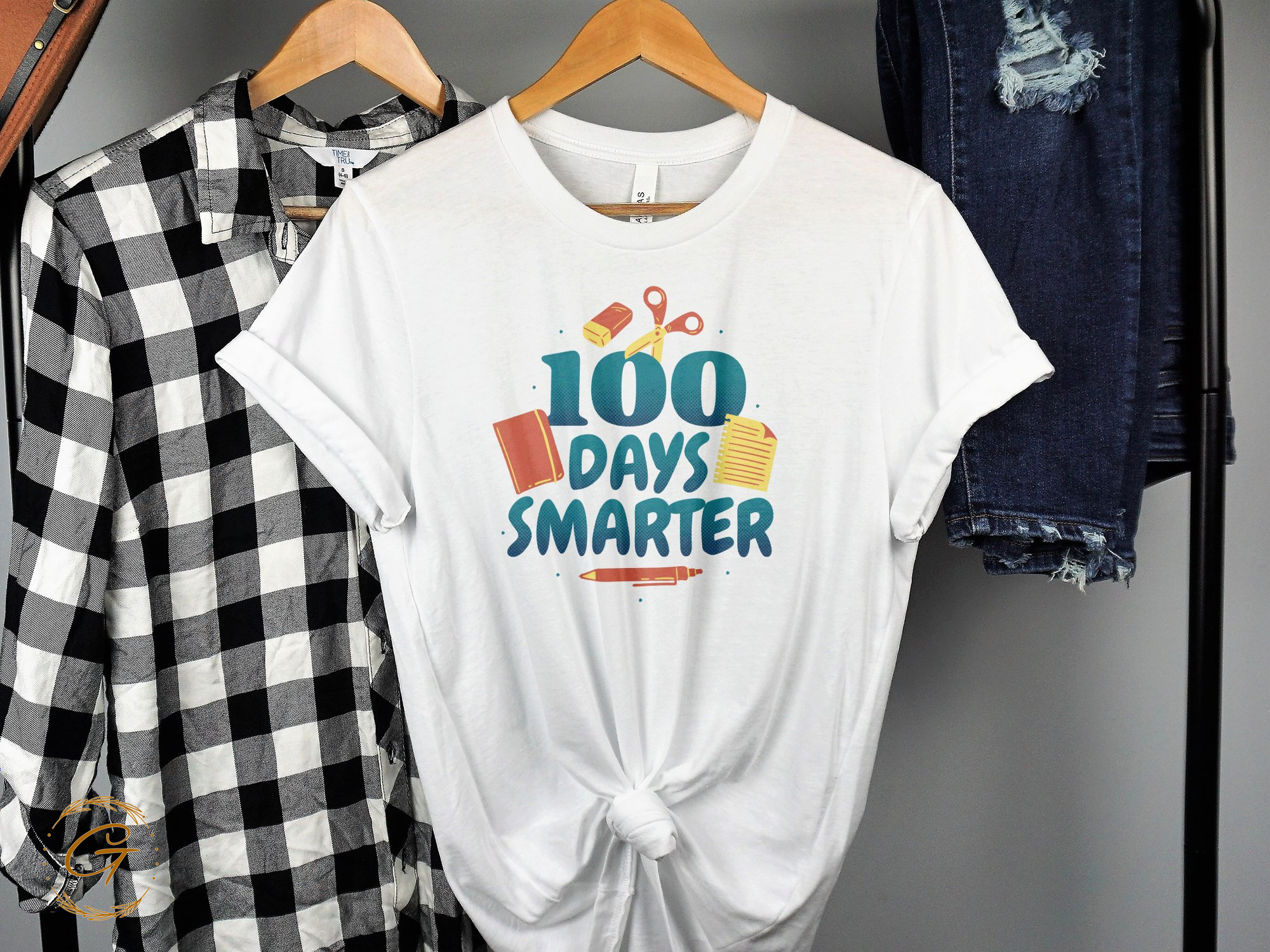 100 Days Smarter Fun Educational Tee Shirt product