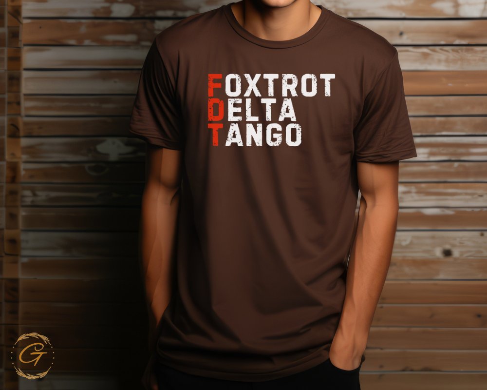 Foxtrot Delta Tango Artistic Graphic T-Shirt Product