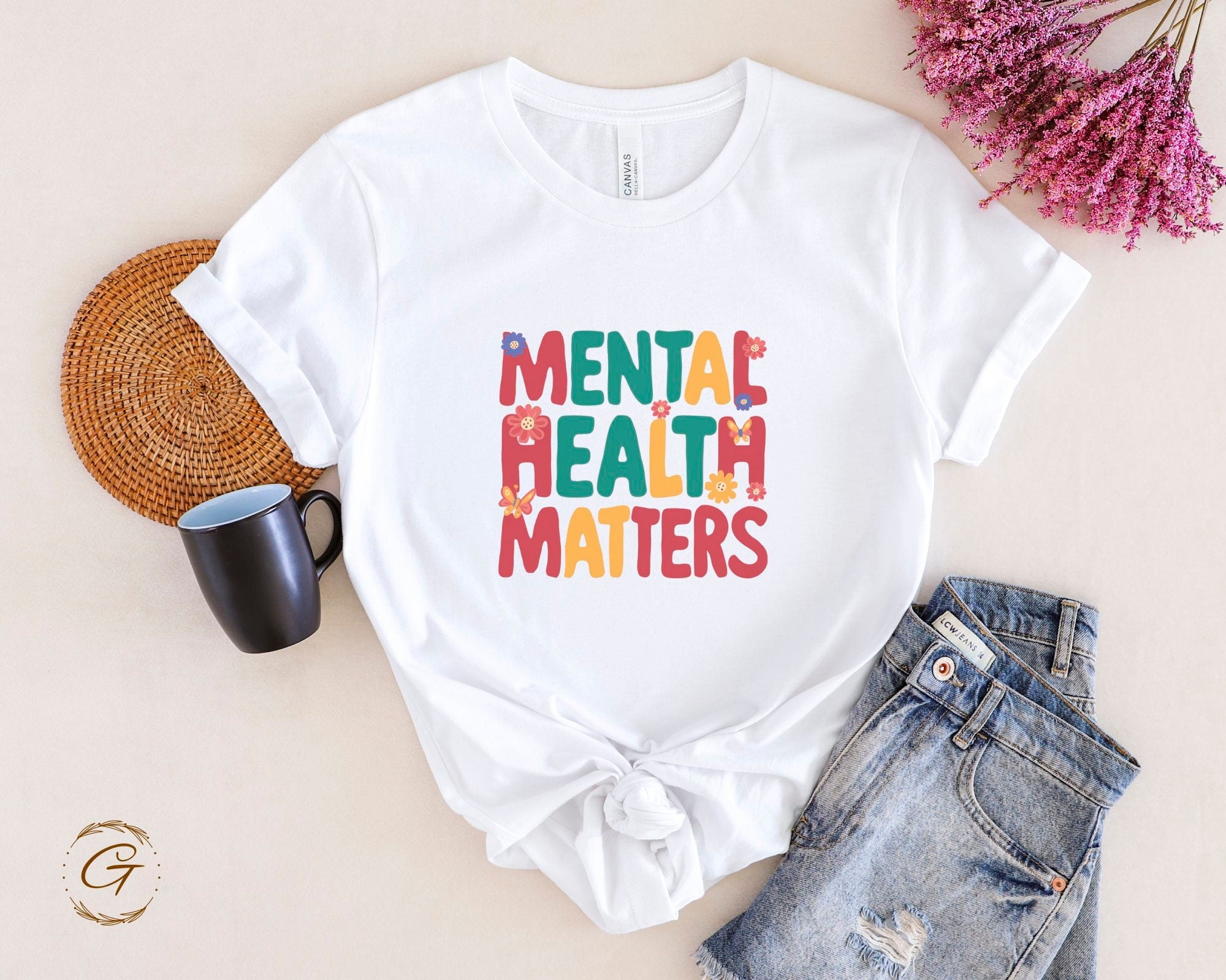 Mental Health Matters T-Shirt – Inspirational Self-Care Tee