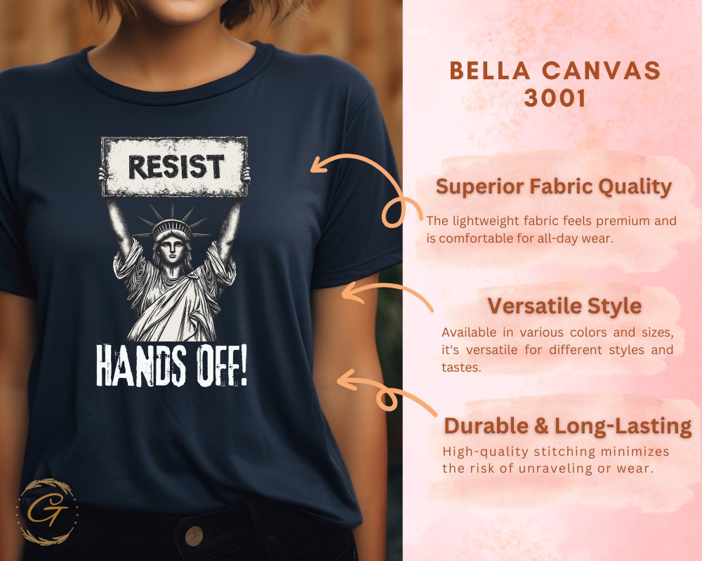 Resist Hands Off Statement T-Shirt product