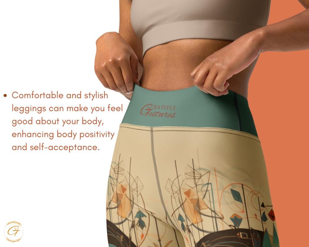 Quantum Floral AOP Yoga Leggings and Shorts Stylish Activewear for Women High-Stretch Comfortable Perfect for Yoga Fitness and Everyday Wear