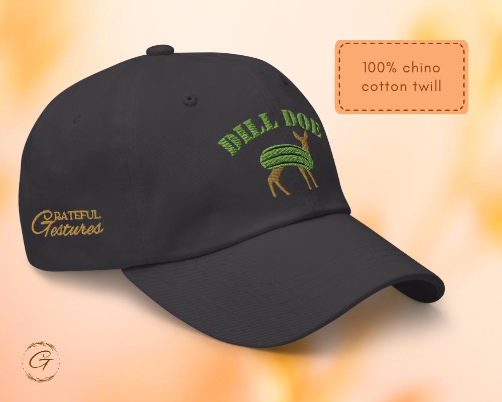 Dill Doe Dad Hat, Funny Pickle Deer Baseball Cap