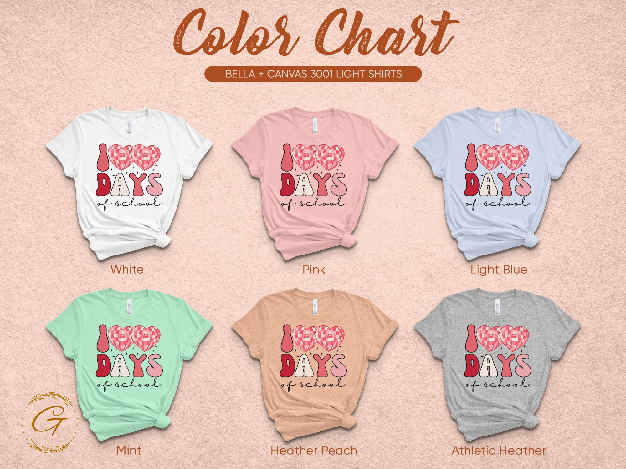 I Love Days Of School Graphic Tee Shirt product type