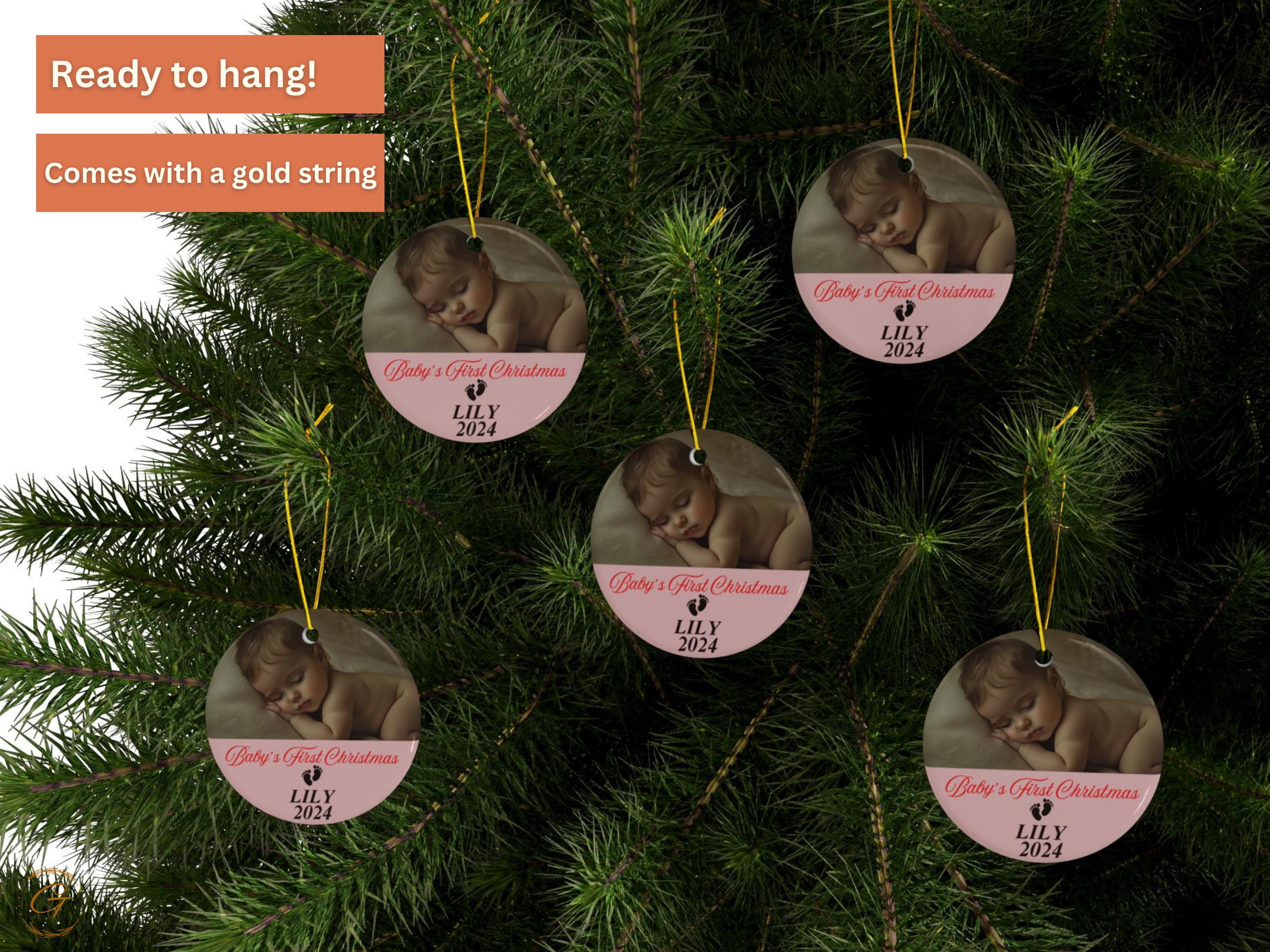 Personalized Baby's First Christmas Ornament