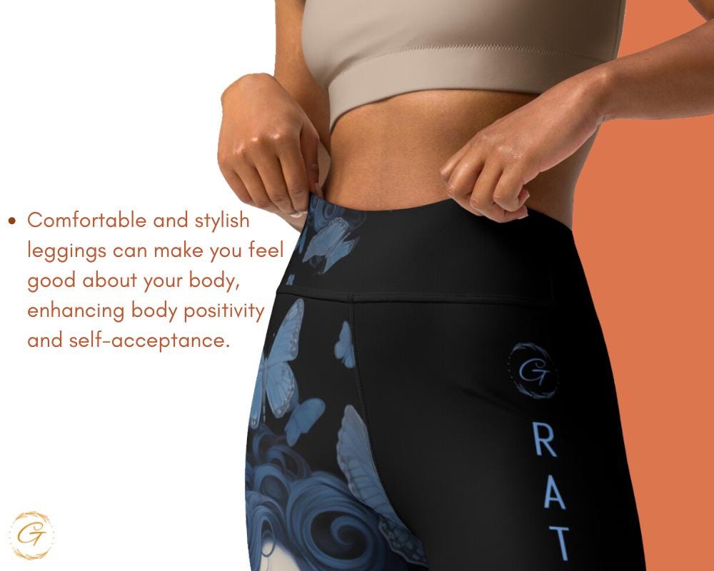 Mythical Boho Workout Pants, Fairy Goddess Activewear for Women
