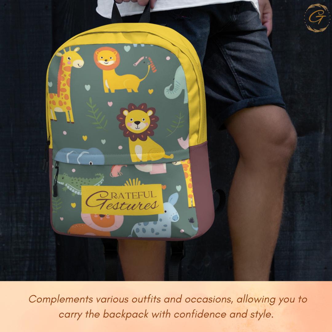 Adventure Ready Safari Backpack - Durable and Stylish Travel Bag