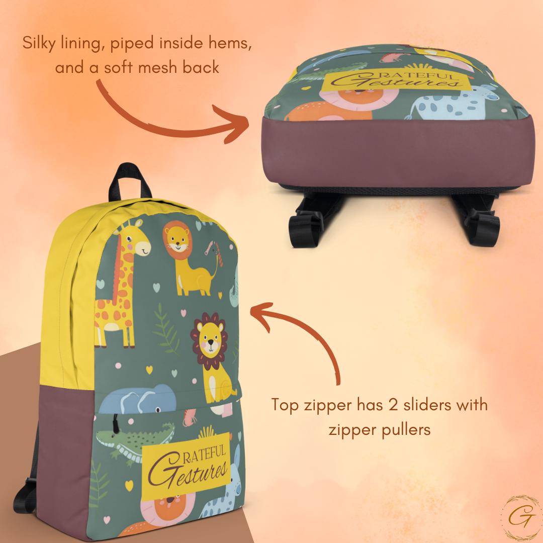 Adventure Ready Safari Backpack - Durable and Stylish Travel Bag