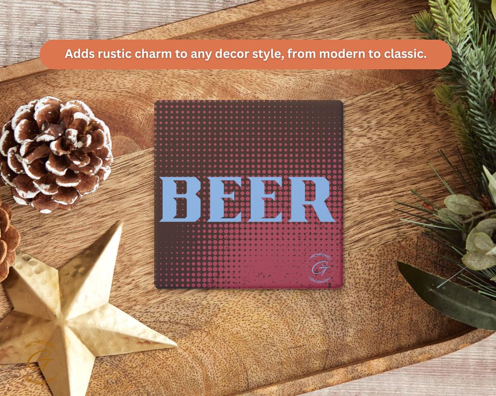 Soapstone Coaster Beer Design