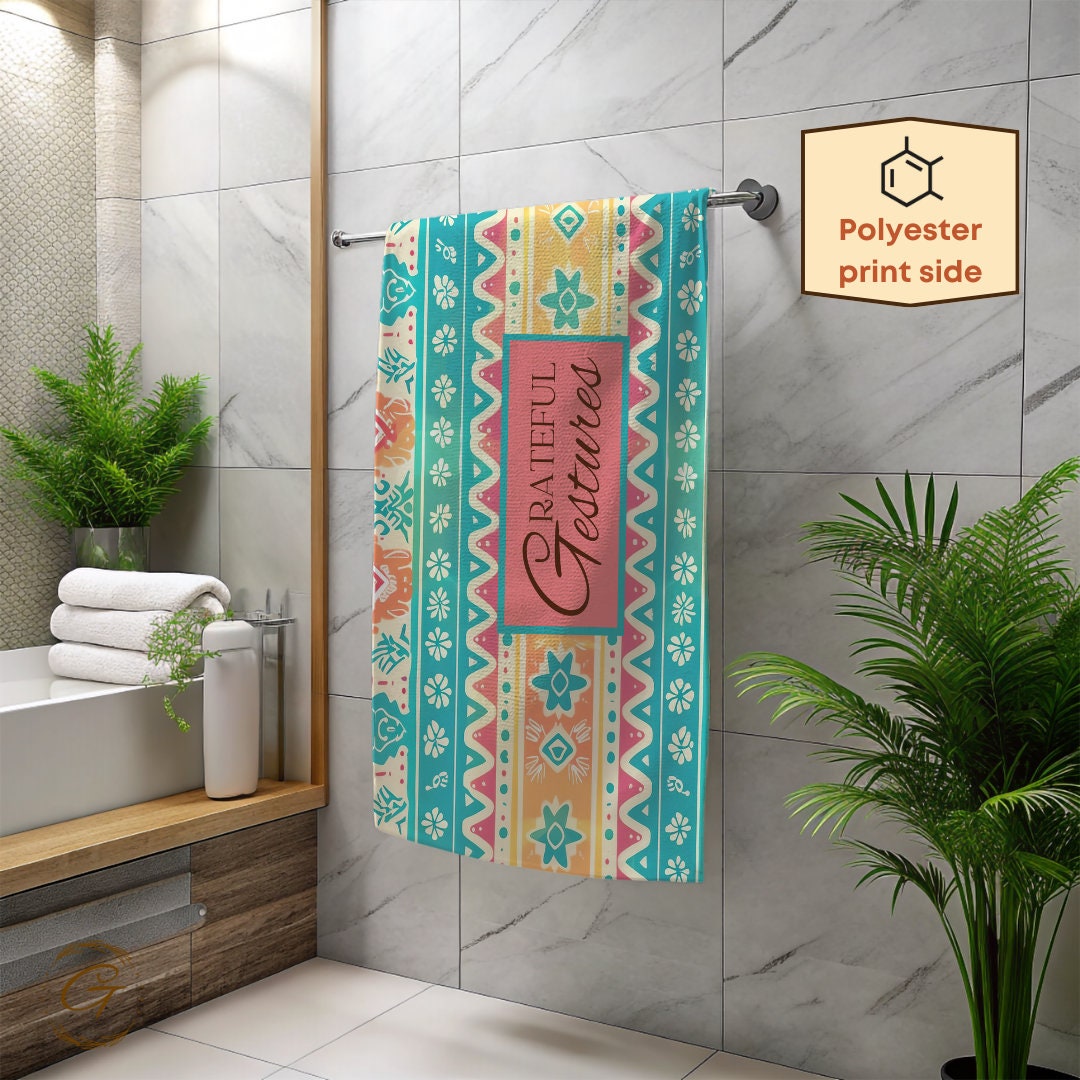 Bohemian Mint Beach Towel