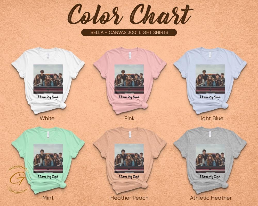 Family Portrait Tee Vintage Style Personalized T-Shirt