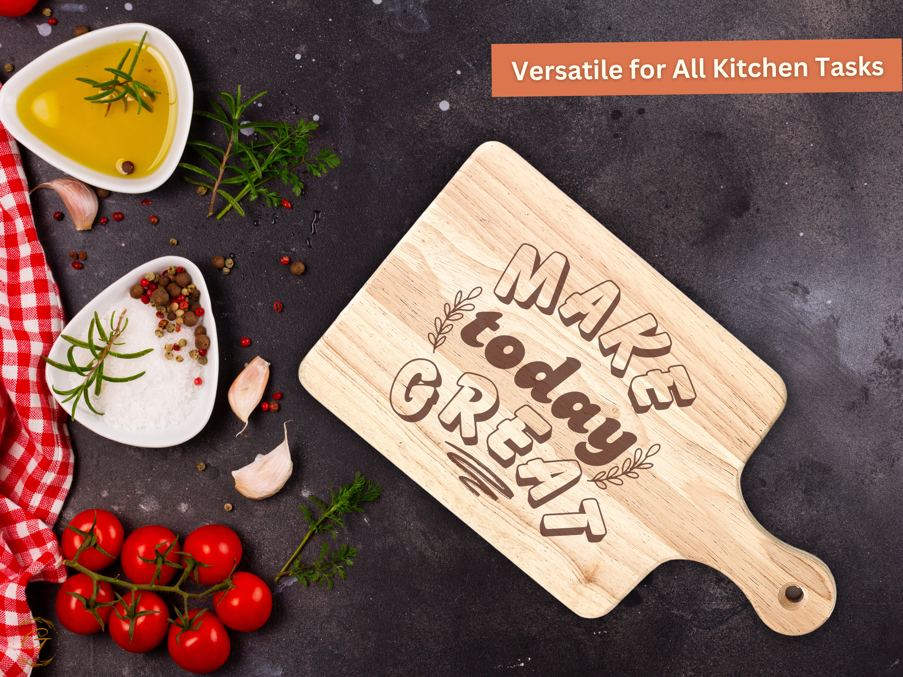 Make Today Great Hardwood Cutting Board
