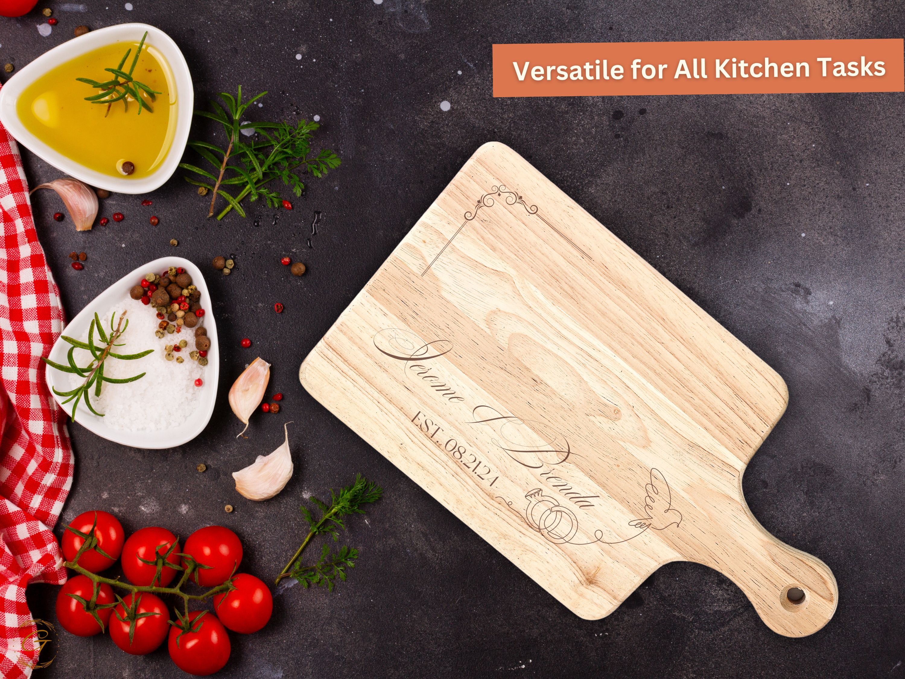 Custom Wedding Cutting Board