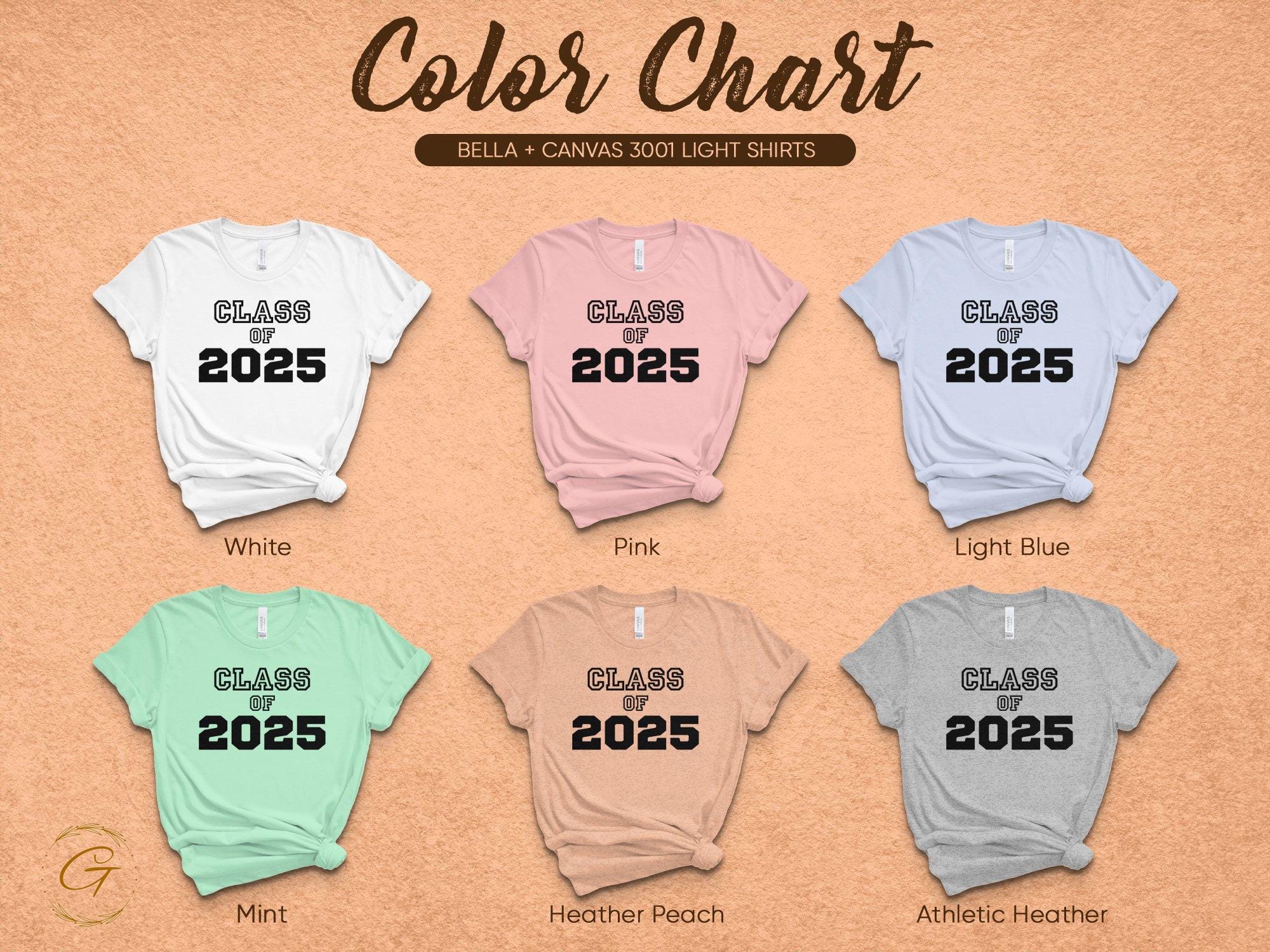 Class of 2025 Graduation T-Shirt, College Graduation Tee