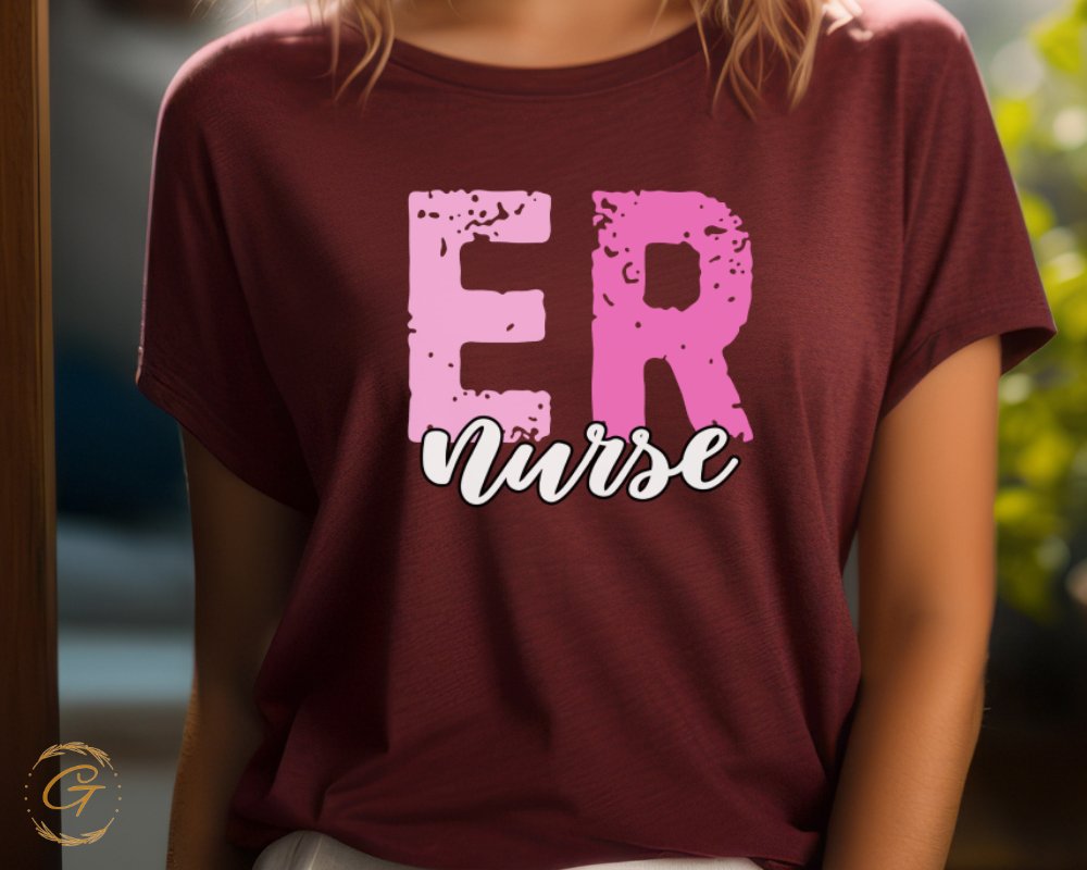 ER Nurse Graphic Casual Short Sleeve T-Shirt product type