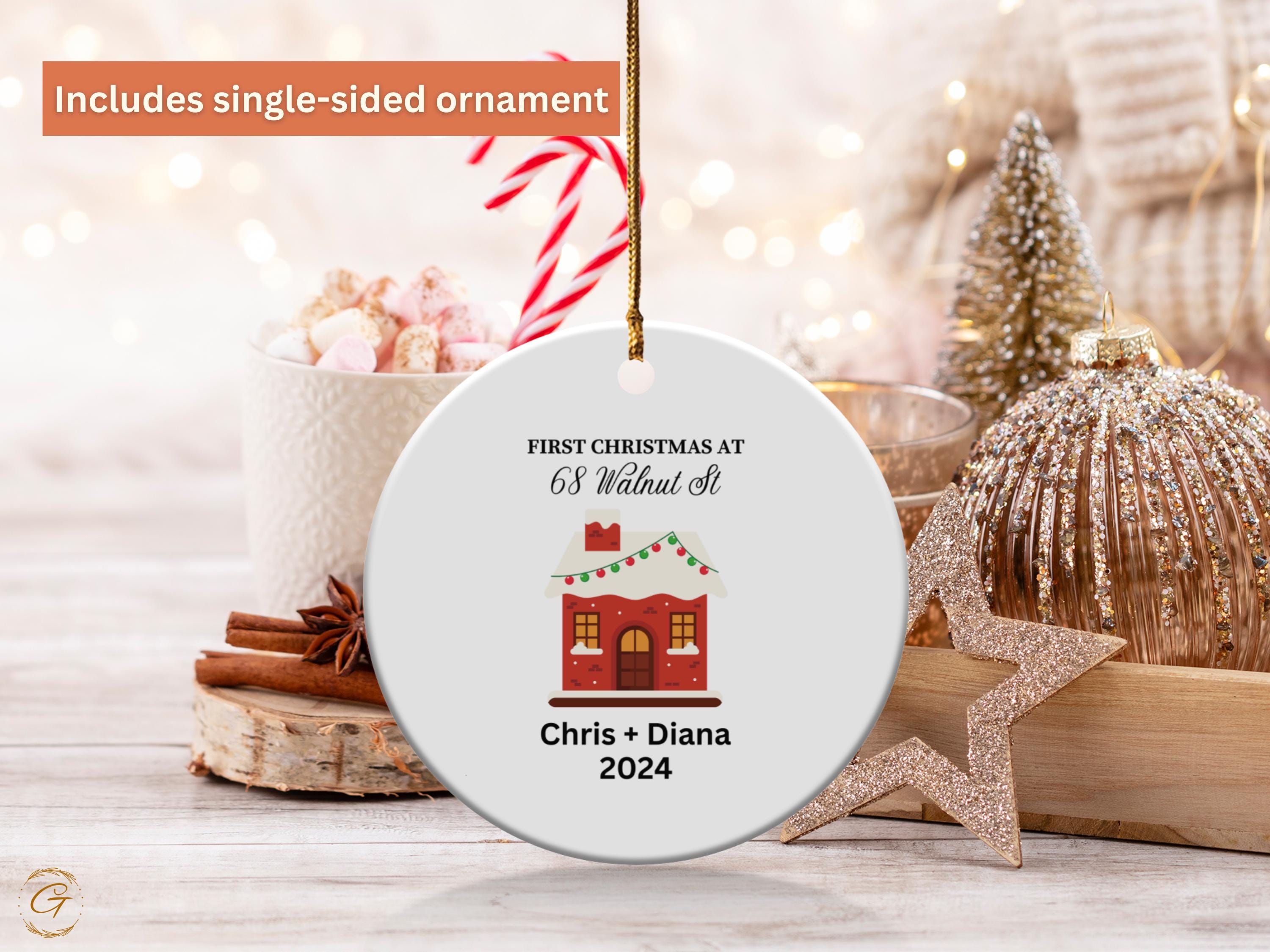 Personalized First Christmas Ornament, Custom Family Ornament, Christmas Keepsakes 2024, Holiday Decoration Keepsakes, Ideal Gift for Family