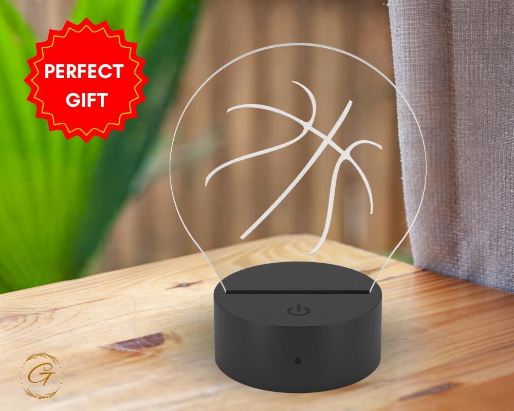 Basketball Circle Acrylic LED Sign