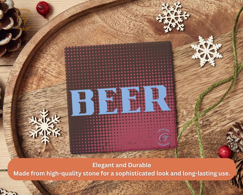 Soapstone Coaster Beer Design