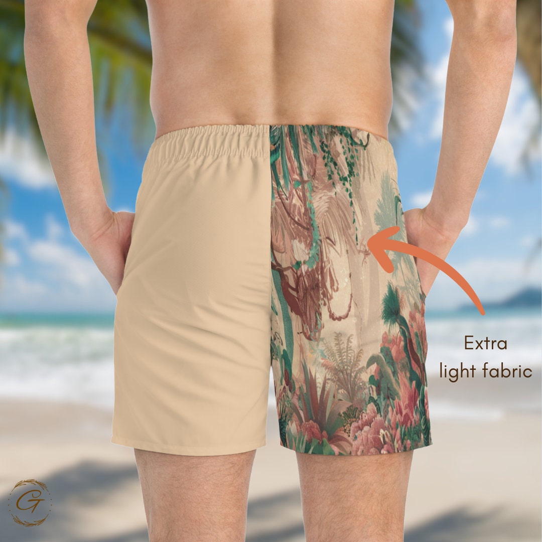 Men's Forest AOP Swim Trunks