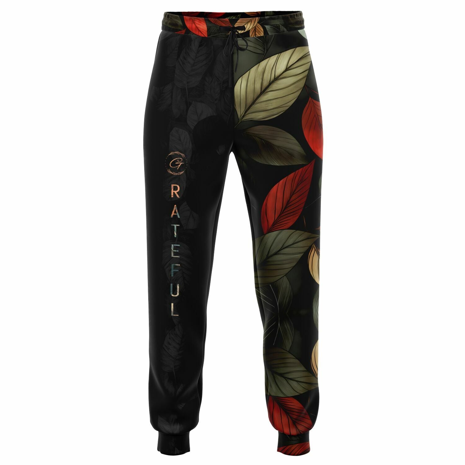 Autumn Leaves Joggers – Botanical Aesthetic Sweatpants