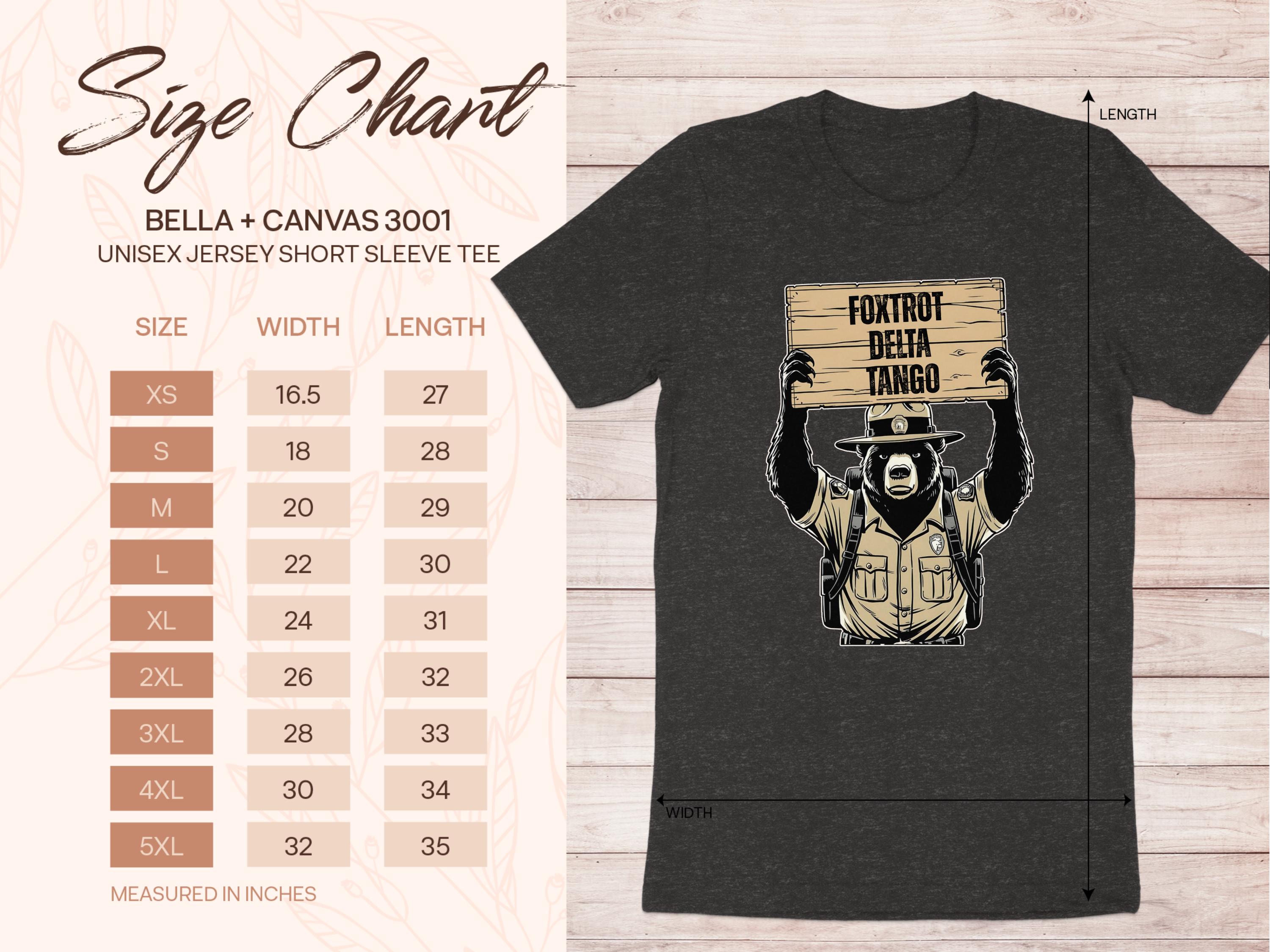Foxtrot Delta Tango Graphic Unisex Slim Fit Tee product type
