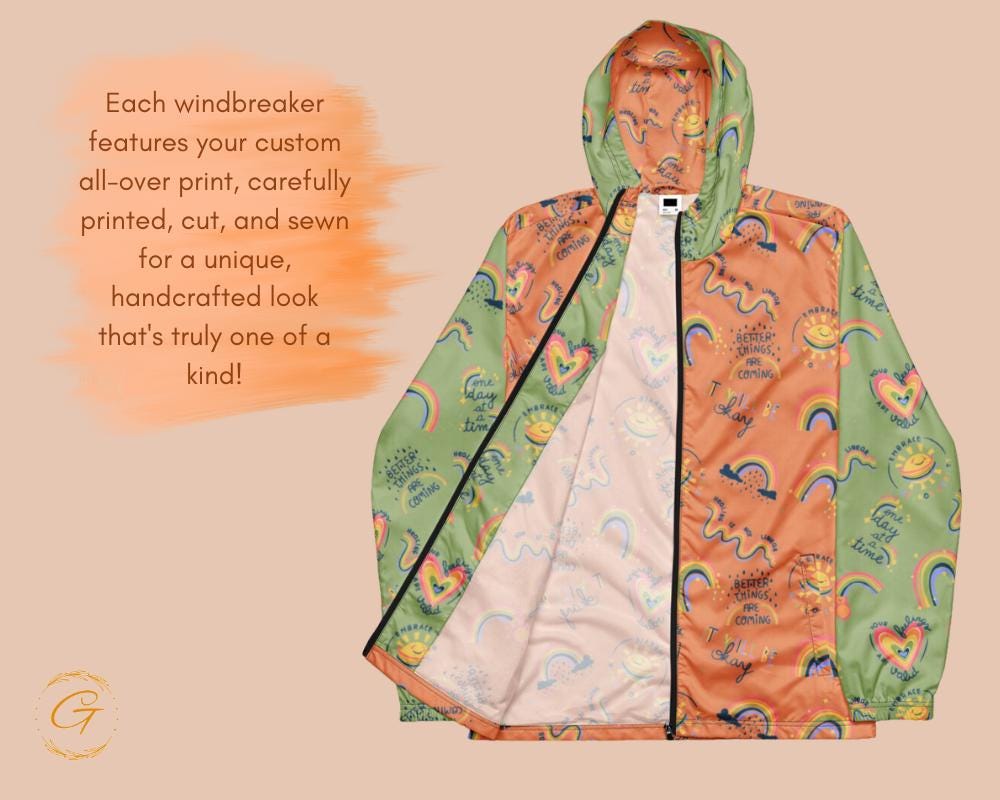Men’s Windbreaker Mental Health Awareness Jacket