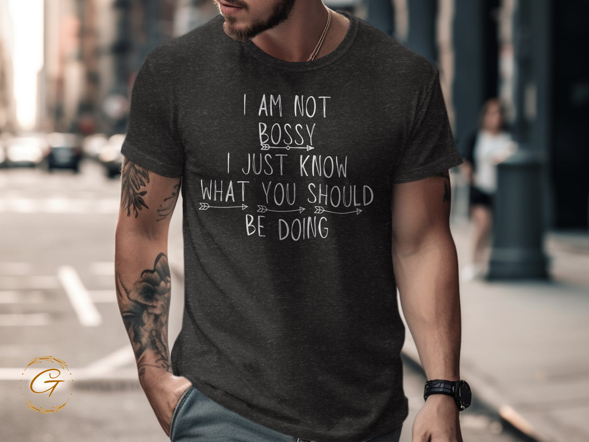Empowering Statement Casual Men's T-Shirt Product