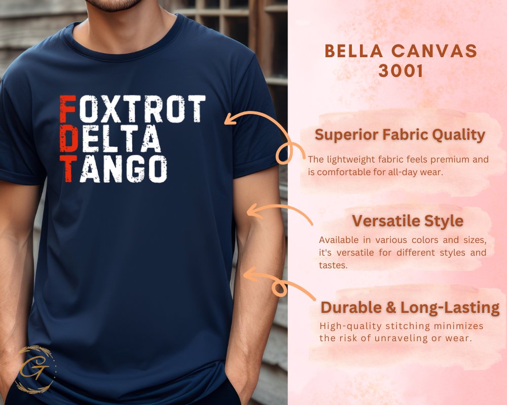 Foxtrot Delta Tango Bella Canvas Shirt product