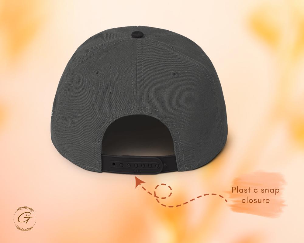 Give N Stay Grateful Snapback Hat, Embroidered Adjustable Cap