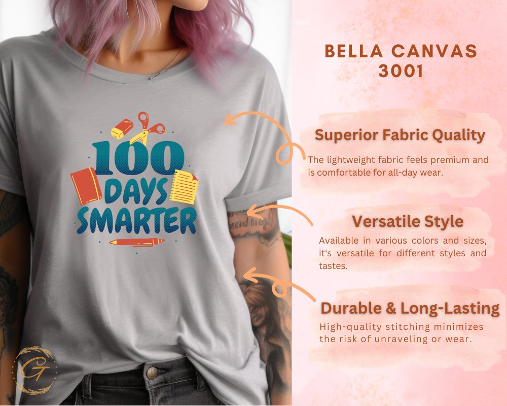100 Days Smarter Graphic T-shirt product type