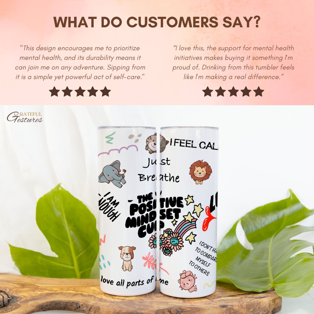 Positive Mindset 20oz Tumbler