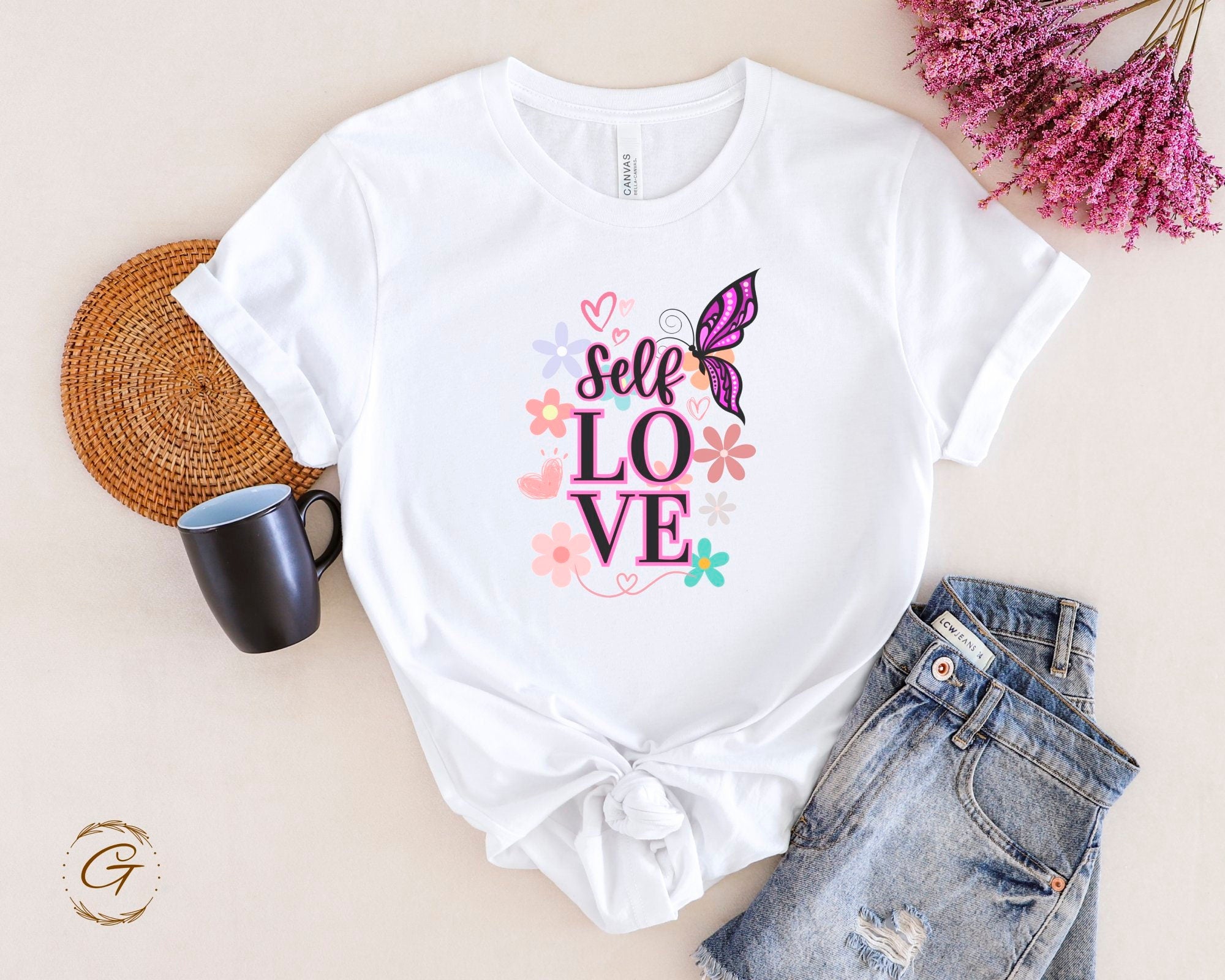 Self Love Butterfly Tee - Positive Affirmation Shirt