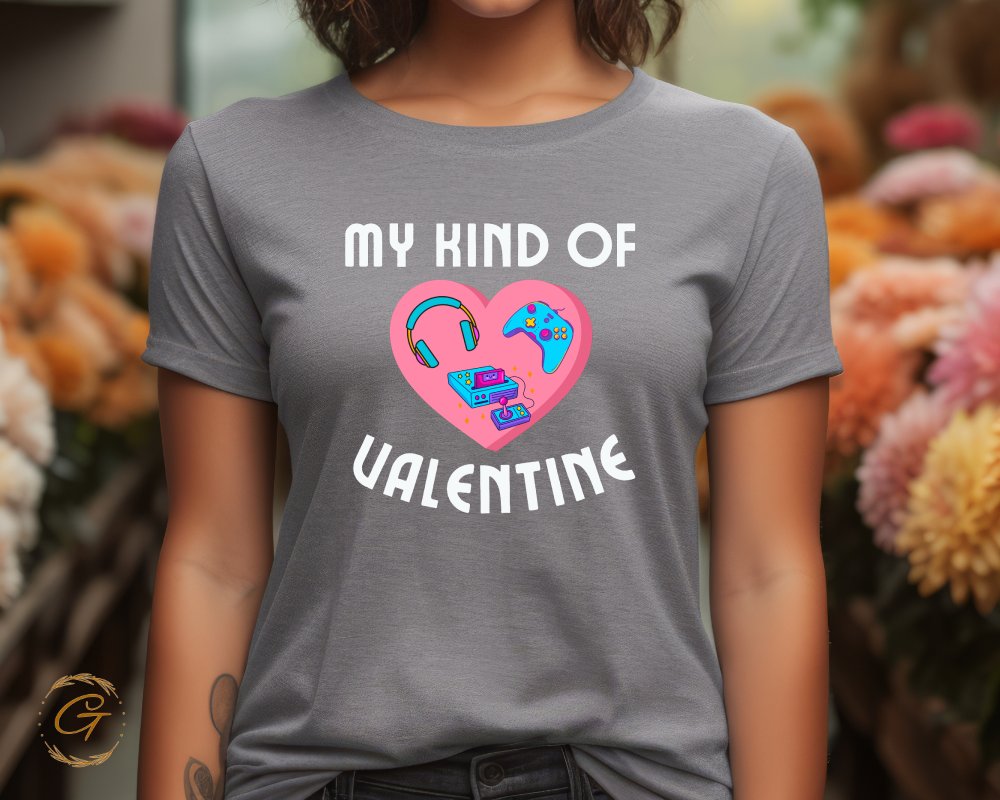 My Kind of Valentine Gaming Heart Design product type