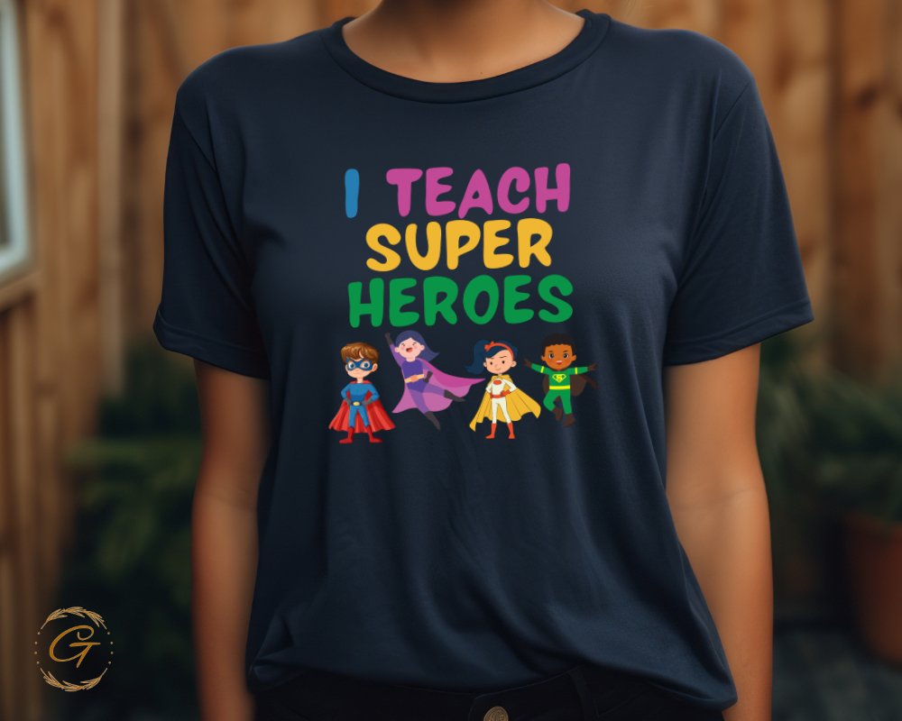 I Teach Super Heroes Graphic Tee product