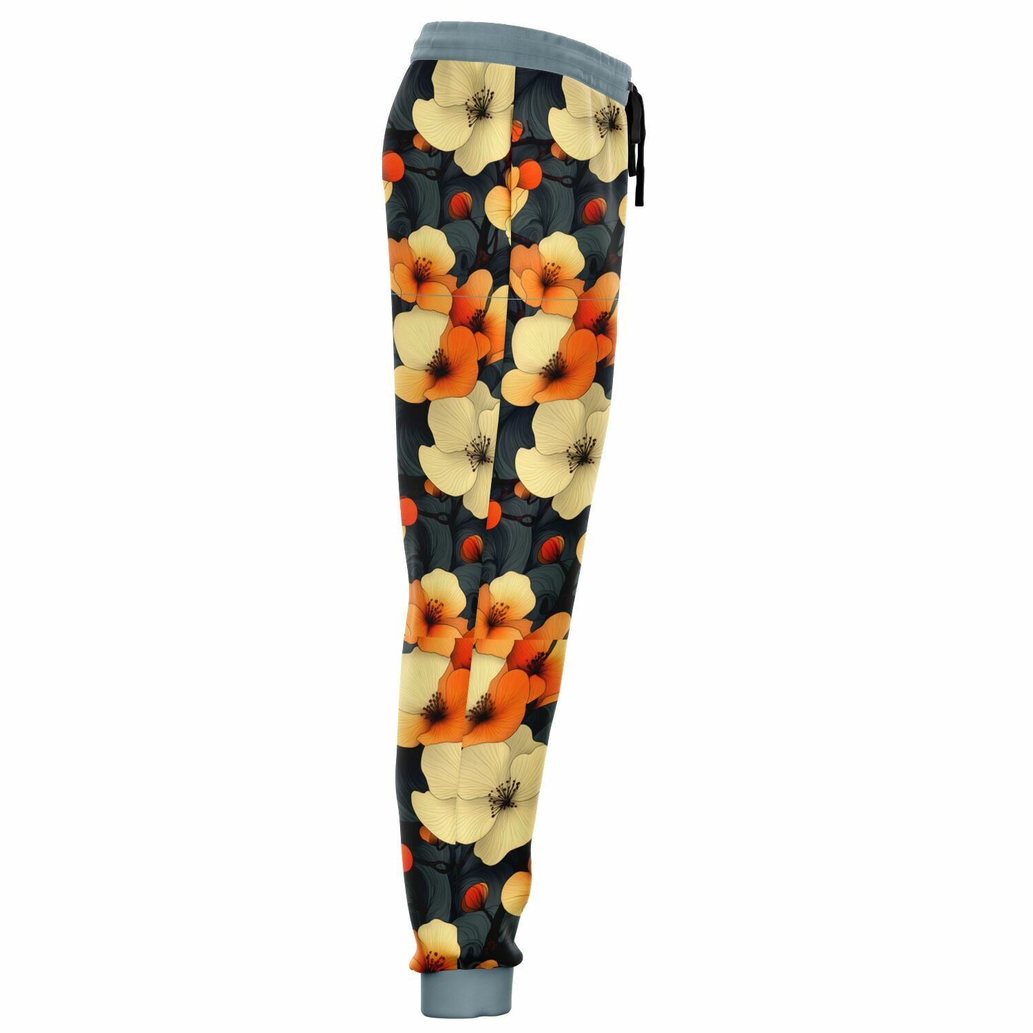 Floral Print Joggers – Vintage Aesthetic Sweatpants