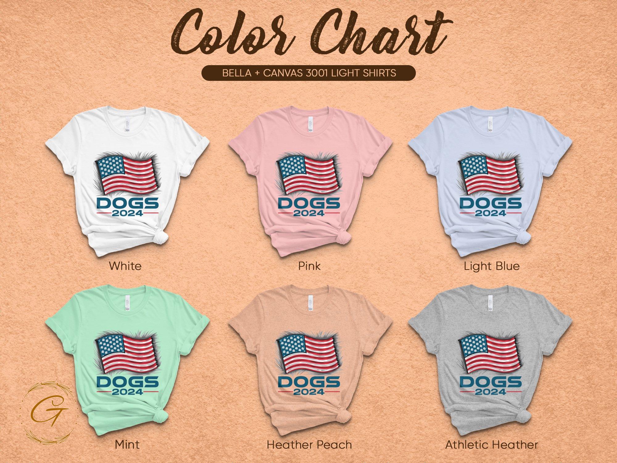 USA Flag Dogs 2024 Tee Design T-Shirt