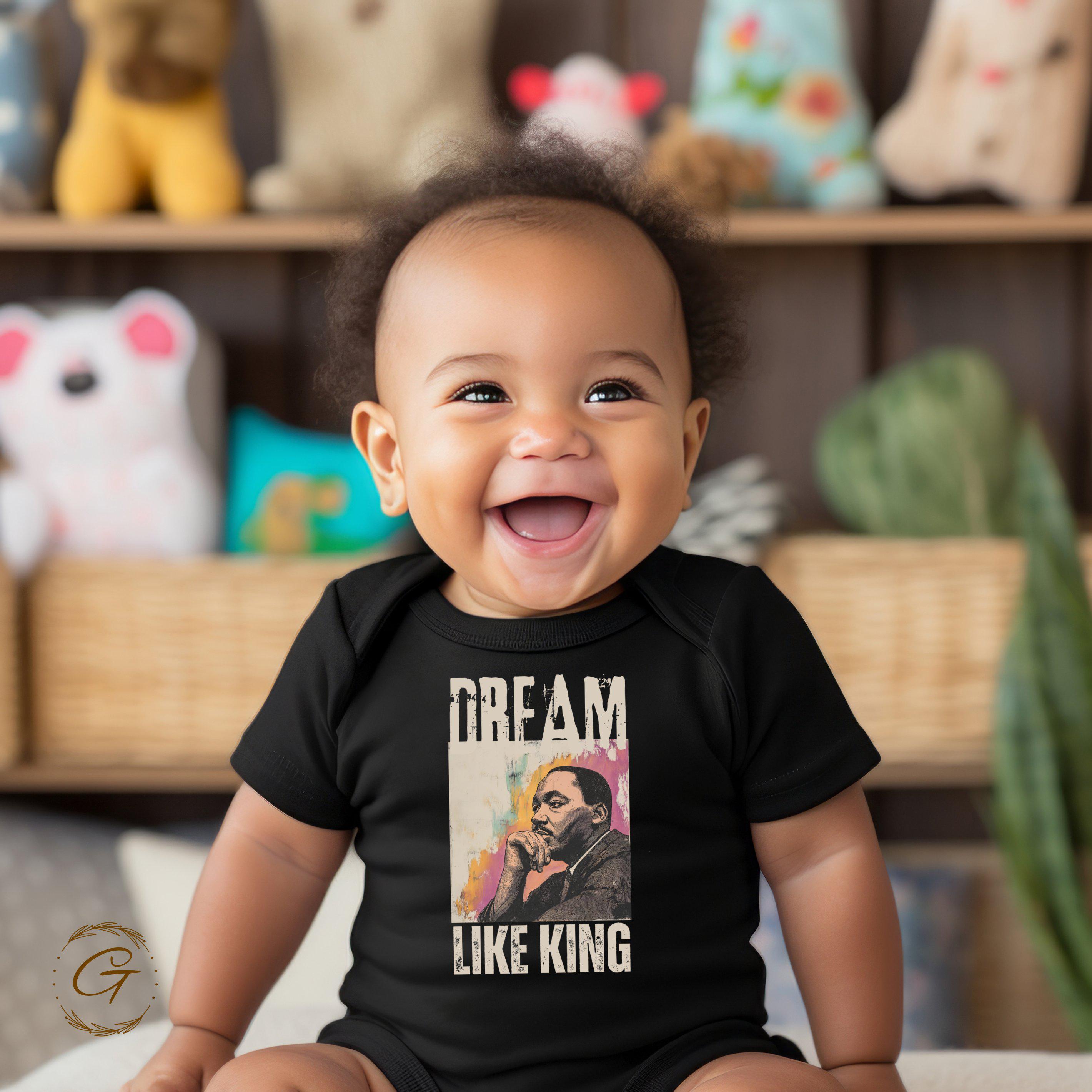 Dream Like King Graphic T-Shirt, Inspirational Quote Tee