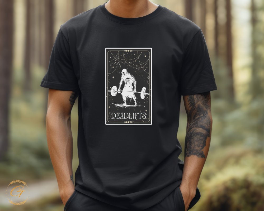 Mystical Deadlifts Graphic Tee Weightlifting Shirt